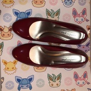 Dark Red Small Heels